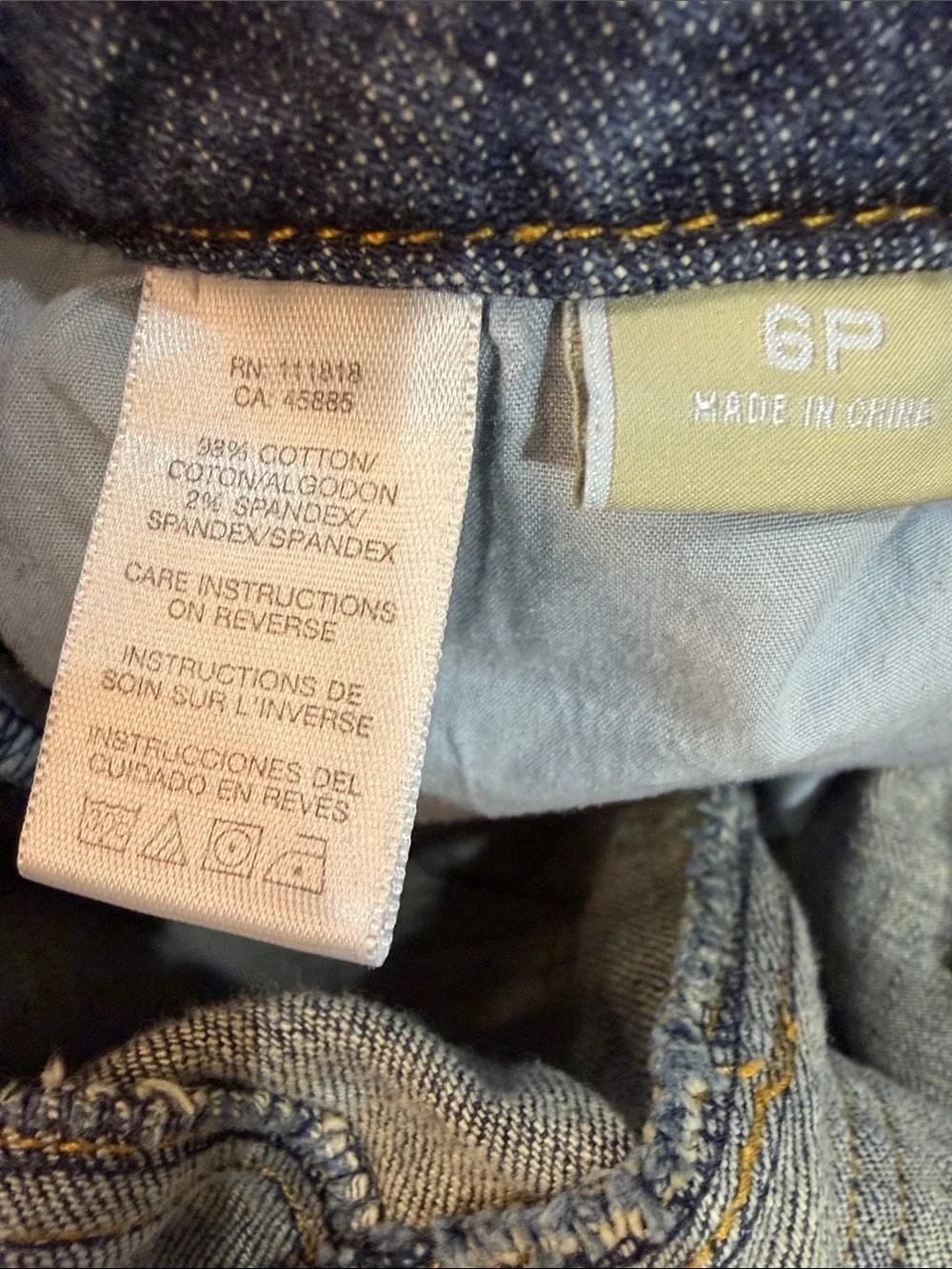 Michael Kors Dark Wash Denim Bermuda Shorts, 6P